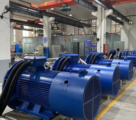 Bon prix Moteur à courant alternatif à aimant permanent à trois phases pour compresseur d'air à vis en ligne