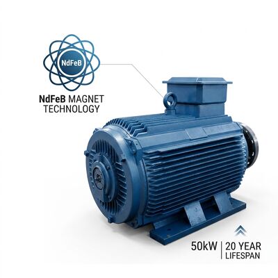 よい価格 50kW Direct Drive Permanent Magnet Generator NdFeB 20 Year Lifespan 380V オンライン